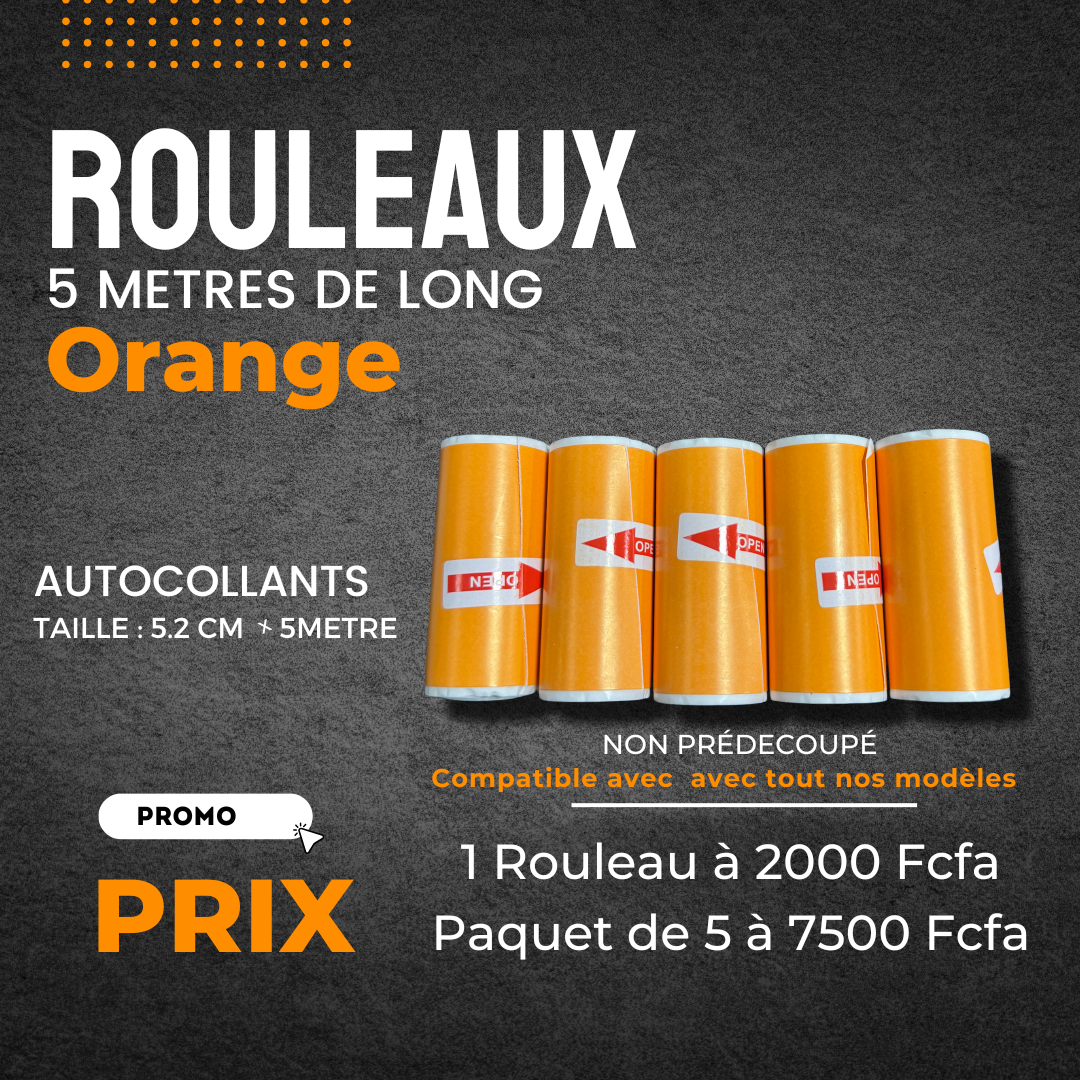 ROULEAUX ORANGE