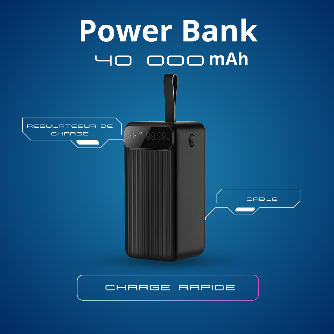 Power bank + regulateur de puissance