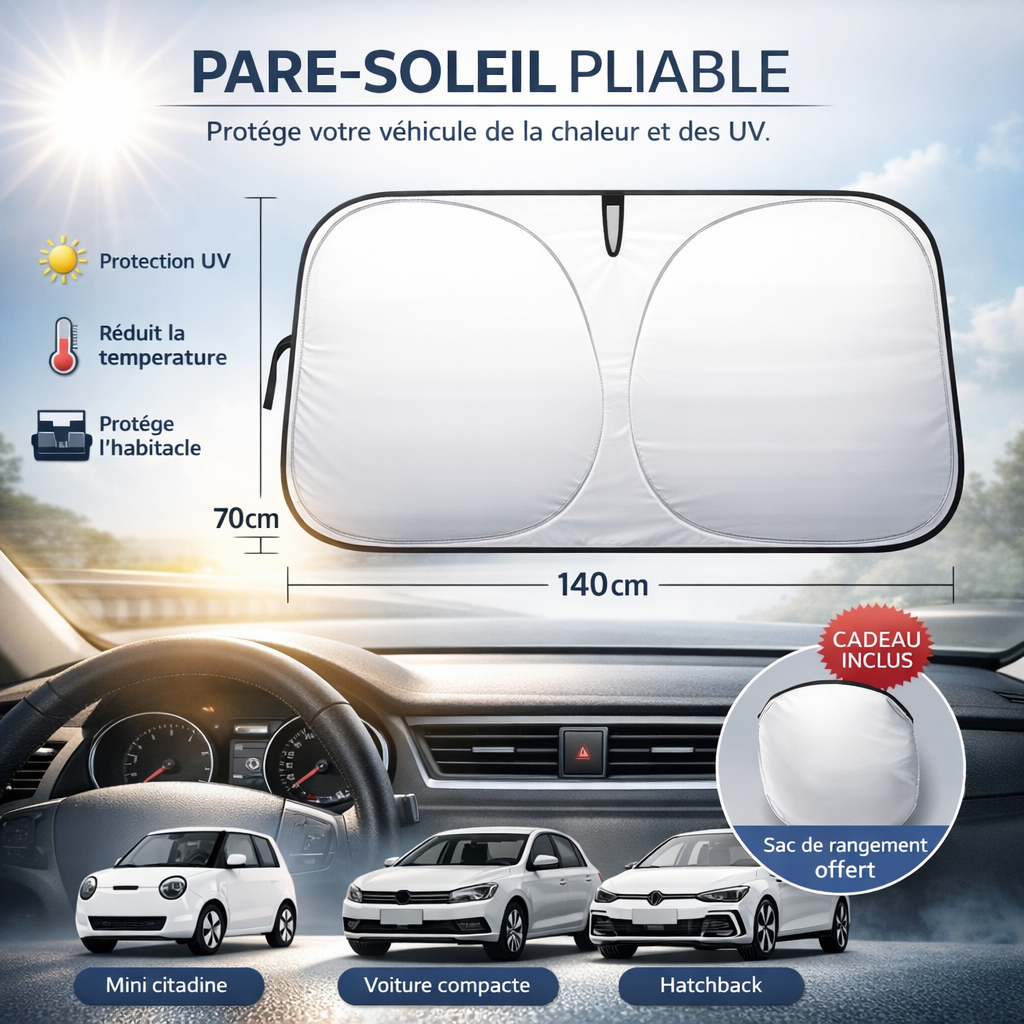 Pare-Soleil Pliable pour voiture
