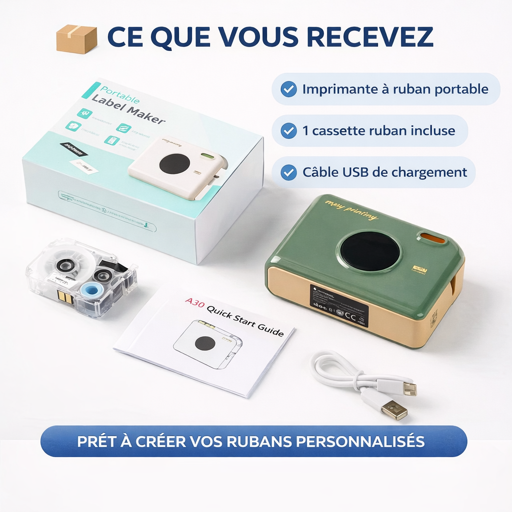 Imprimante à ruban portable