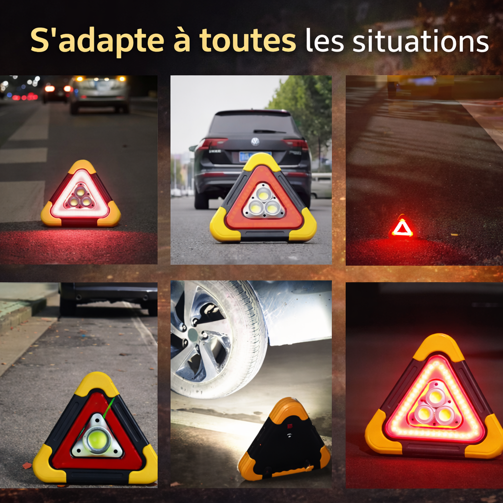 Triangle lumineux Solaire